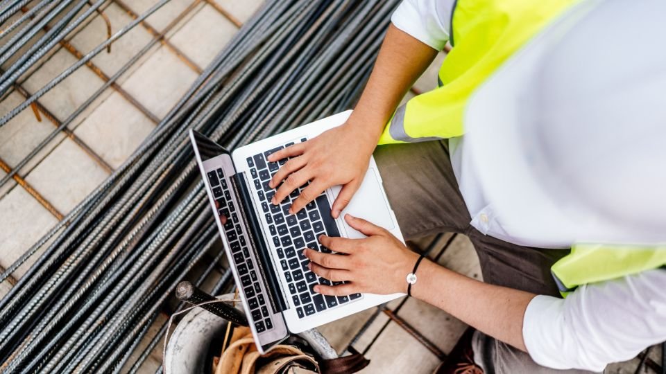 person using MacBook Pro